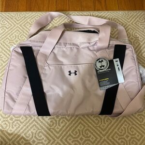 Under armour pink small duffle bag